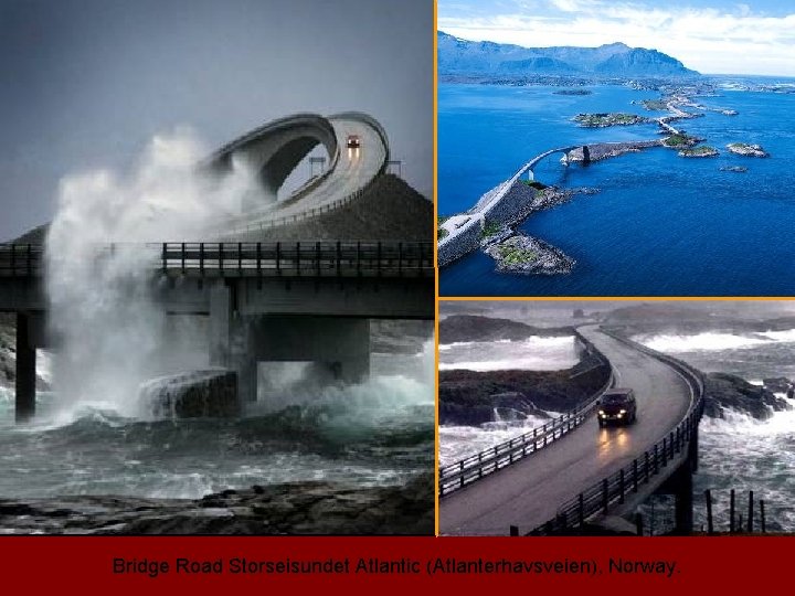 Bridge Road Storseisundet Atlantic (Atlanterhavsveien), Norway. 
