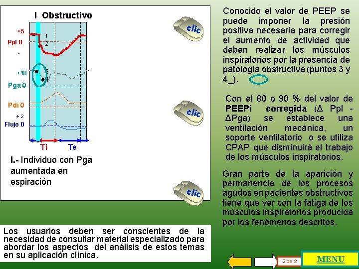 I Obstructivo +5 Ppl 0 1 2 clic - …. +10 Pga 0 3