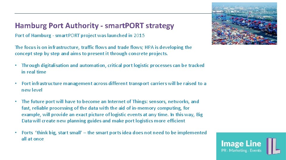 Hamburg Port Authority - smart. PORT strategy Port of Hamburg - smart. PORT project Hamburg Port Authority - smart. PORT strategy Port of Hamburg - smart. PORT project