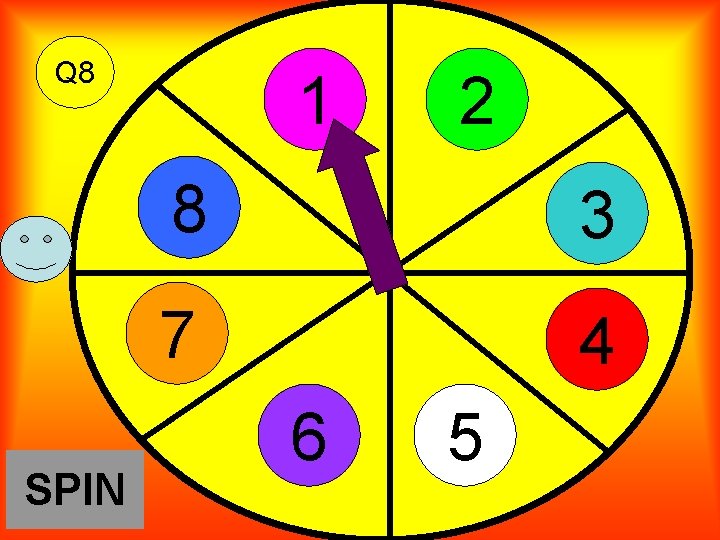 Q 8 SPIN 1 2 8 3 7 4 6 5 