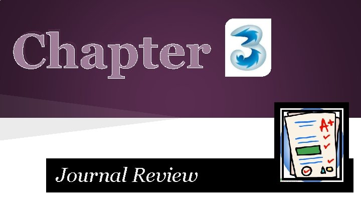 Chapter Journal Review Chapter Journal Review