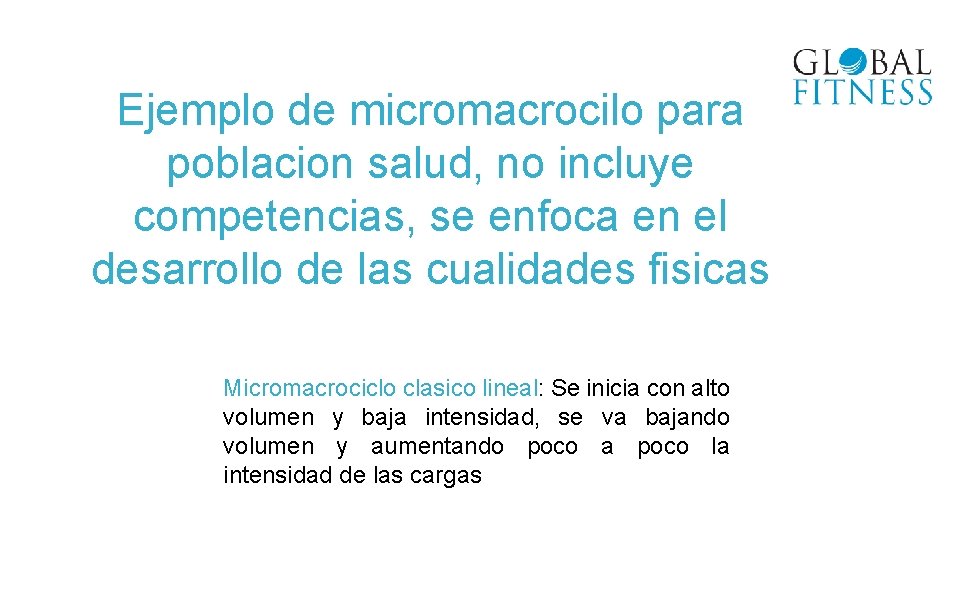 Ejemplo de micromacrocilo para poblacion salud, no incluye competencias, se enfoca en el desarrollo