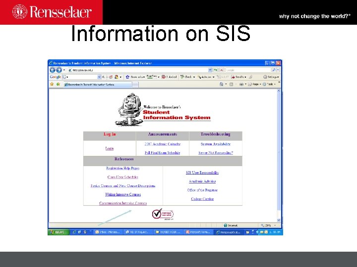 Information on SIS 