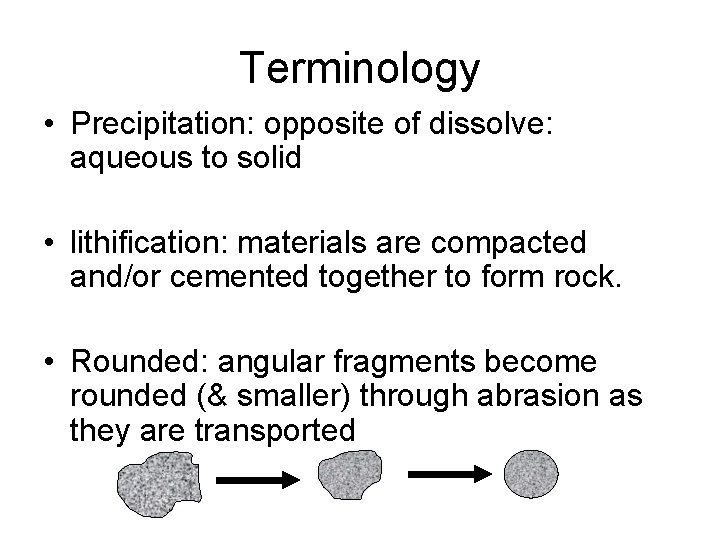 Precipitated Rocks Geology 12 Presents Sedimentary Rocks 95 of the
