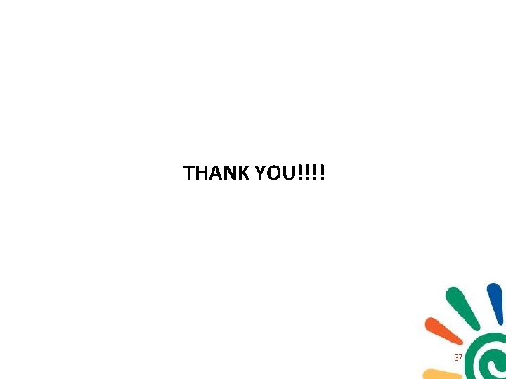 THANK YOU!!!! 37 THANK YOU!!!! 37