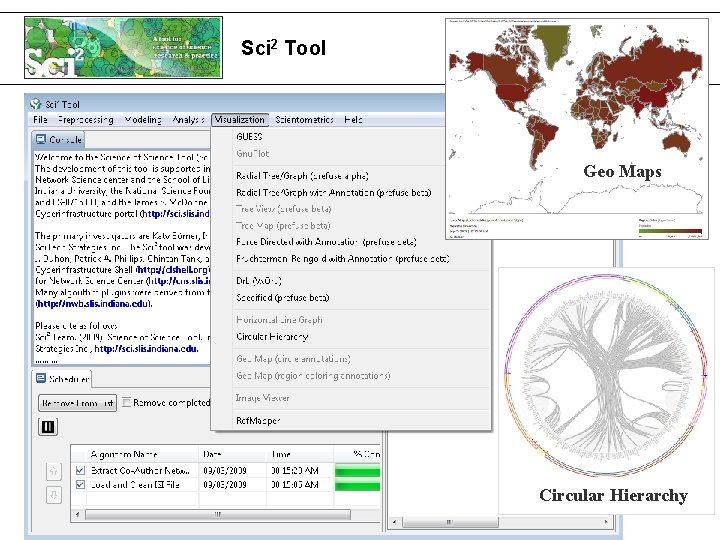 Sci 2 Tool Geo Maps Circular Hierarchy 