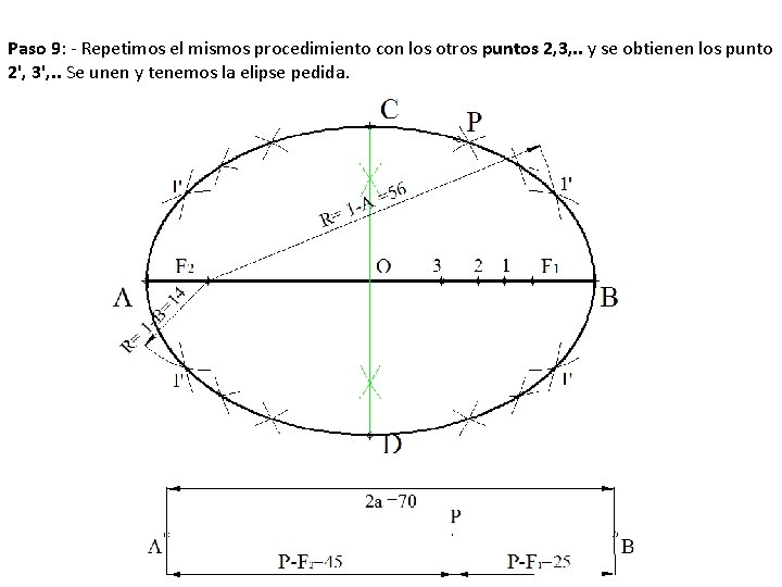 Paso 9: - Repetimos el mismos procedimiento con los otros puntos 2, 3, .
