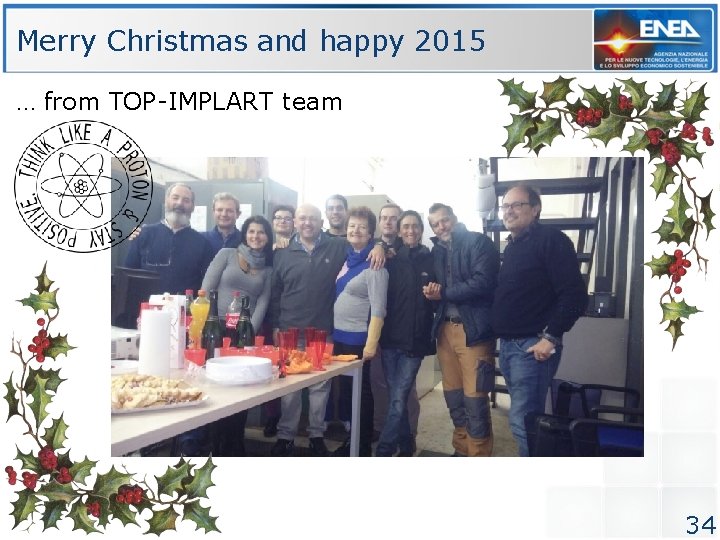 Merry Christmas and happy 2015 … from TOP-IMPLART teame 34 Merry Christmas and happy 2015 … from TOP-IMPLART teame 34