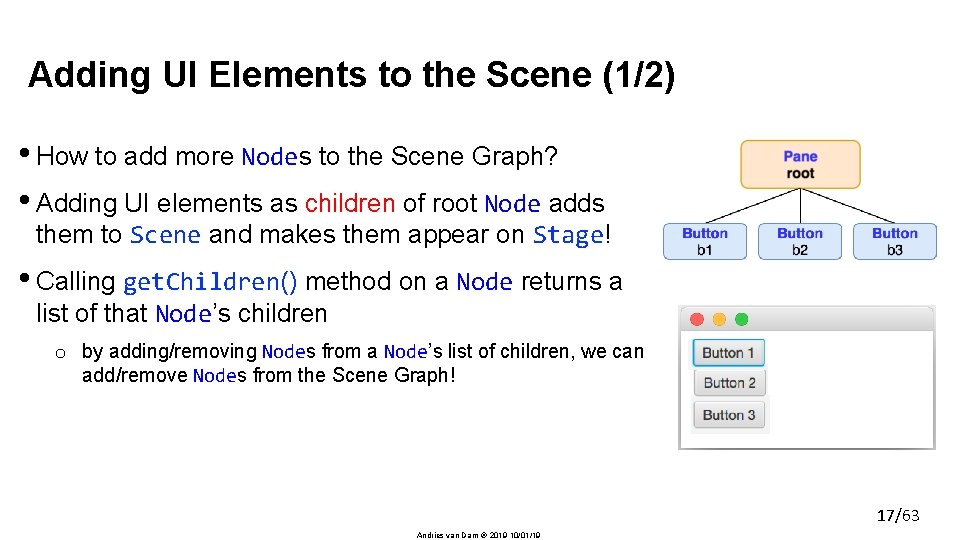 Adding UI Elements to the Scene (1/2) • How to add more Nodes to Adding UI Elements to the Scene (1/2) • How to add more Nodes to