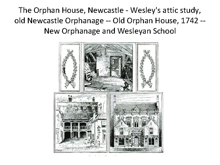 The Orphan House, Newcastle - Wesley's attic study, old Newcastle Orphanage -- Old Orphan
