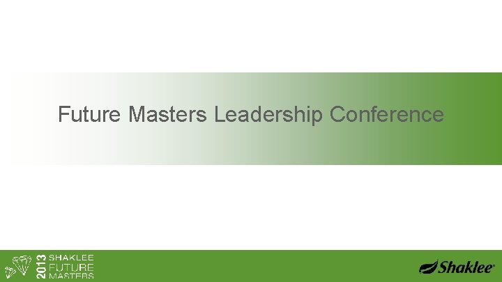 Future Masters Leadership Conference 