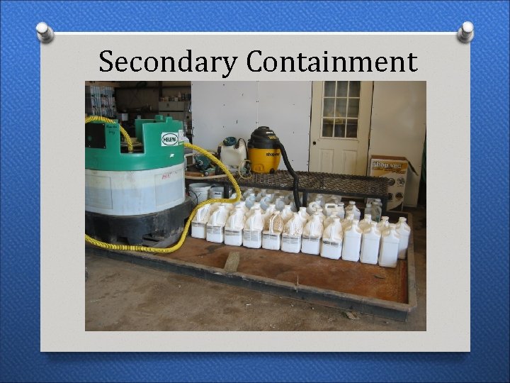 Secondary Containment 