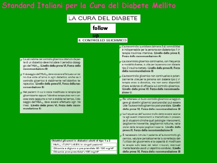 Standard Italiani per la Cura del Diabete Mellito follow up 