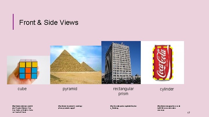 Front & Side Views cube pyramid rectangular prism http: //www. wikihow. com/M ake-People-Believe-You. Can-Solve-a-Rubik's-Cube