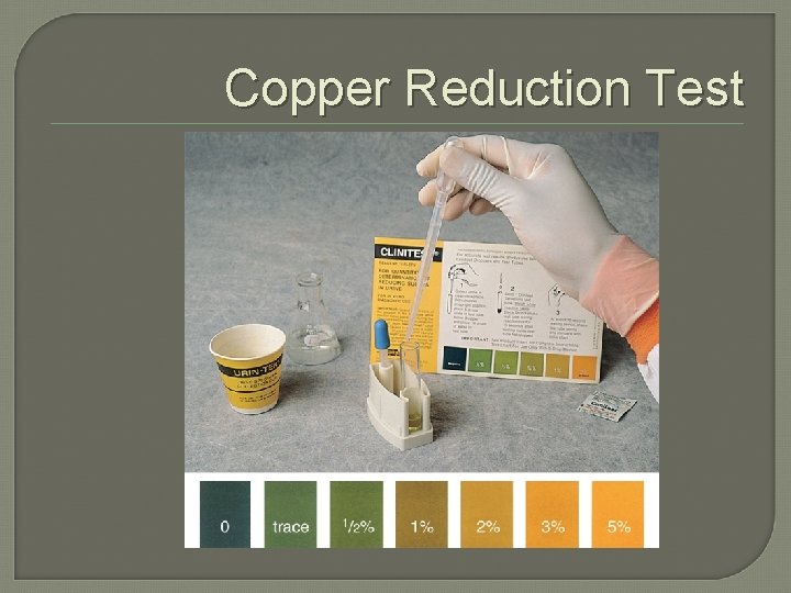 Copper Reduction Test 