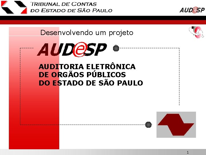 Desenvolvendo um projeto AUDITORIA ELETRÔNICA DE ORGÃOS PÚBLICOS DO ESTADO DE SÃO PAULO 1