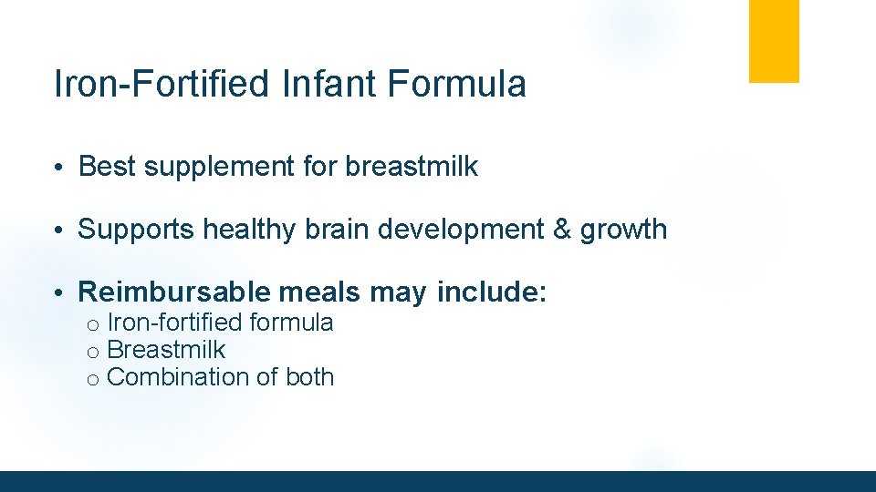 Iron-Fortified Infant Formula • Best supplement for breastmilk • Supports healthy brain development &