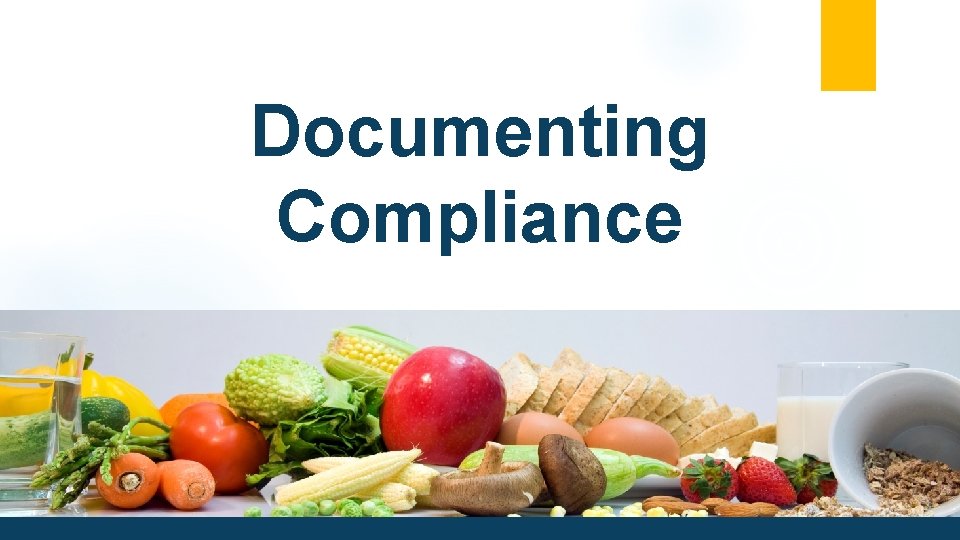 Documenting Compliance 