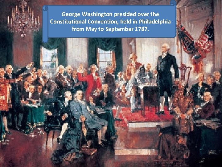 George Washington presided over the Constitutional Convention, held in Philadelphia from May to September