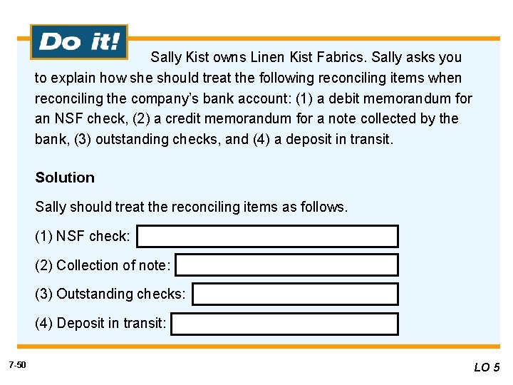 Sally Kist owns Linen Kist Fabrics. Sally asks you to explain how she should Sally Kist owns Linen Kist Fabrics. Sally asks you to explain how she should