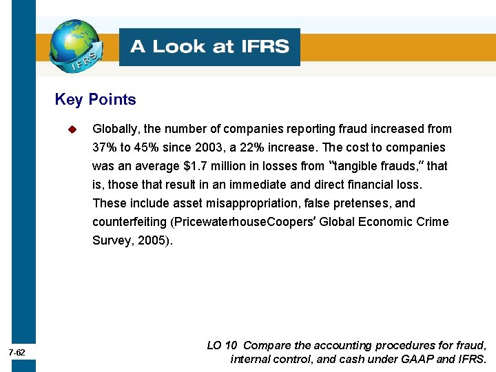 Key Points u Globally, the number of companies reporting fraud increased from 37% to Key Points u Globally, the number of companies reporting fraud increased from 37% to
