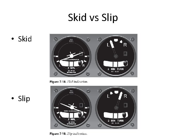 Skid vs Slip • Skid • Slip 