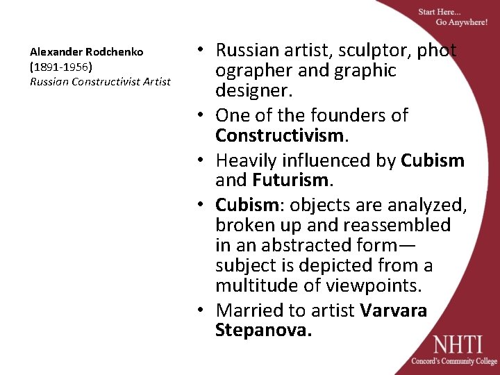Alexander Rodchenko (1891 -1956) Russian Constructivist Artist • Russian artist, sculptor, phot ographer and