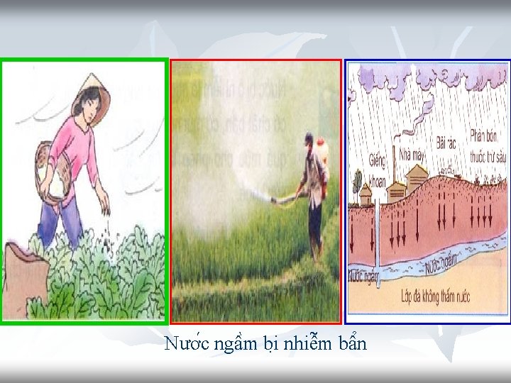 Nươ c ngâ m bi nhiê m bâ n 