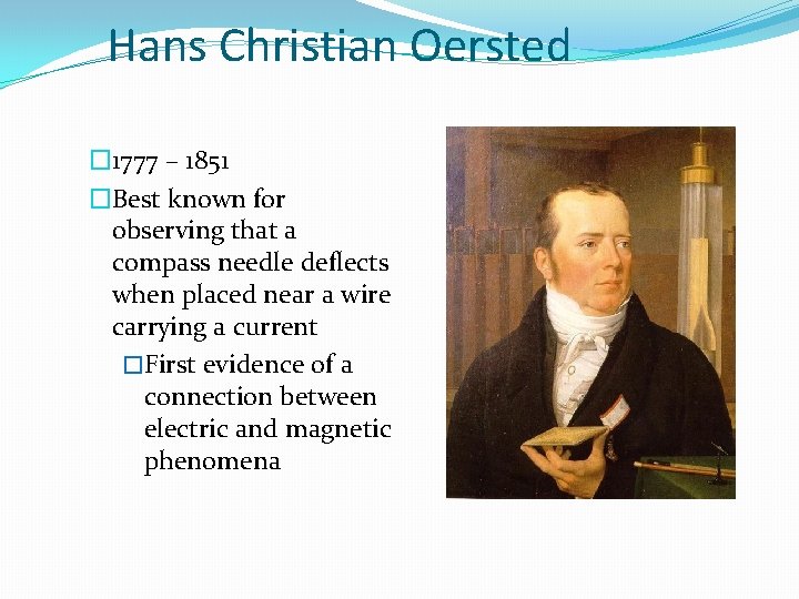PPT Hans Christian Oersted PowerPoint Presentation, Free, 56% OFF