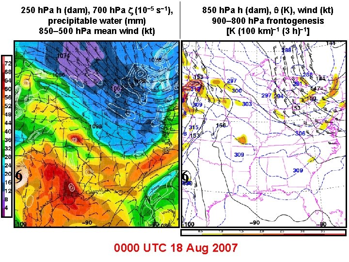 850 h. Pa h (dam), (K), wind (kt) 900– 800 h. Pa frontogenesis [K