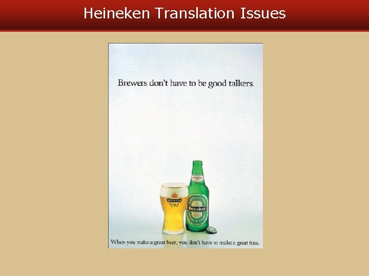 Heineken Translation Issues 