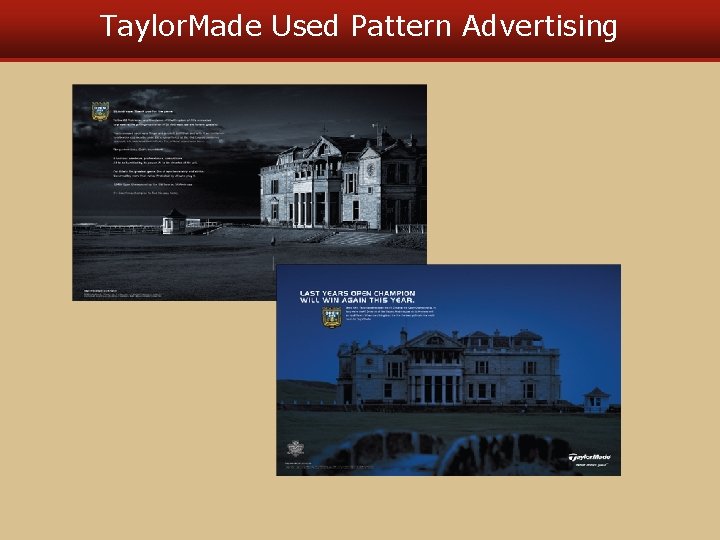 Taylor. Made Used Pattern Advertising 