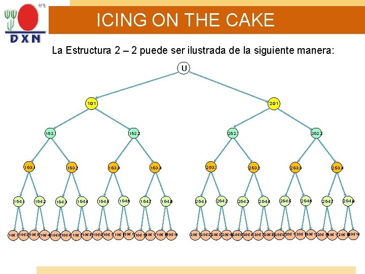 ICING ON THE CAKE La Estructura 2 – 2 puede ser ilustrada de la