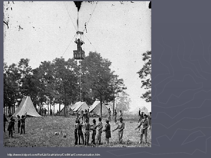 http: //www. kidport. com/Ref. Lib/Usa. History/Civil. War/Communication. htm 