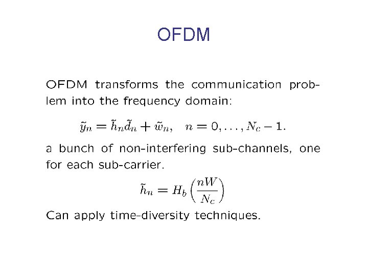 OFDM 