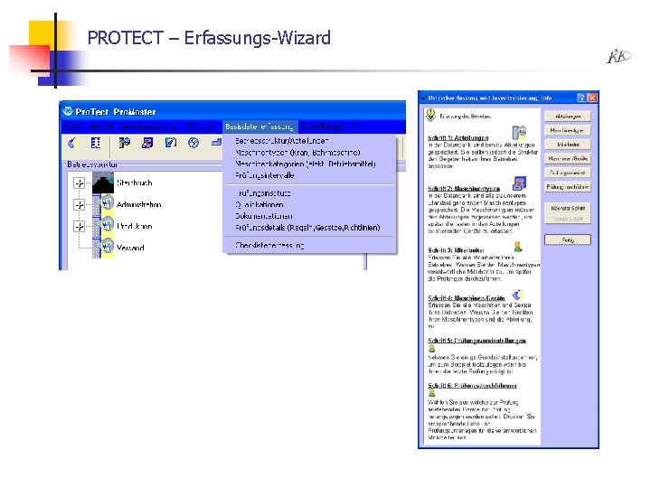 PROTECT – Erfassungs-Wizard 