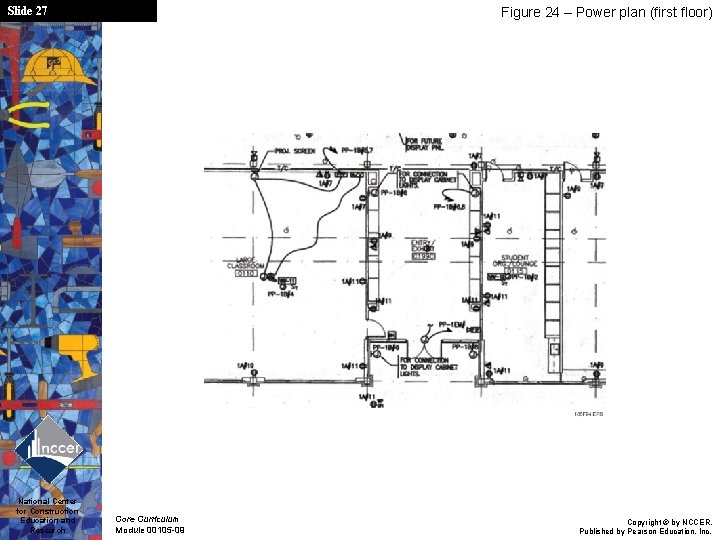 Slide 27 National Center for Construction Education and Research Figure 24 – Power plan