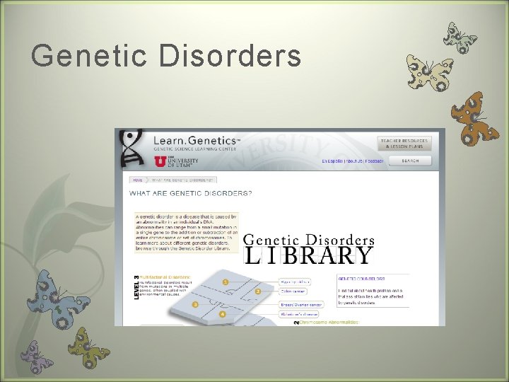 Genetic Disorders 