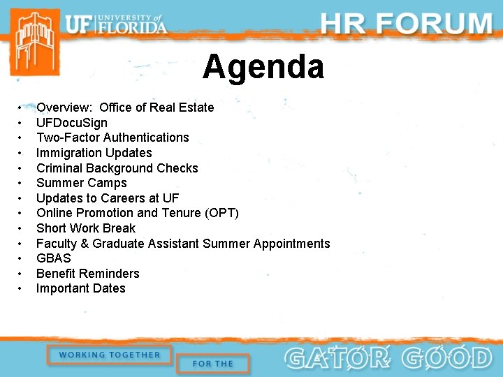 Agenda • • • • Overview: Office of Real Estate UFDocu. Sign Two-Factor Authentications