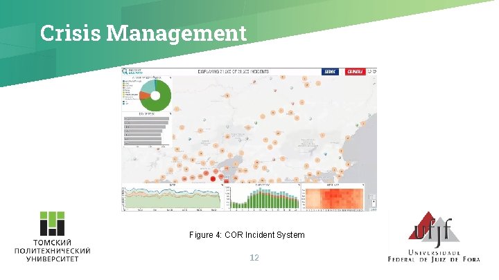 Crisis Management Figure 4: COR Incident System 12 