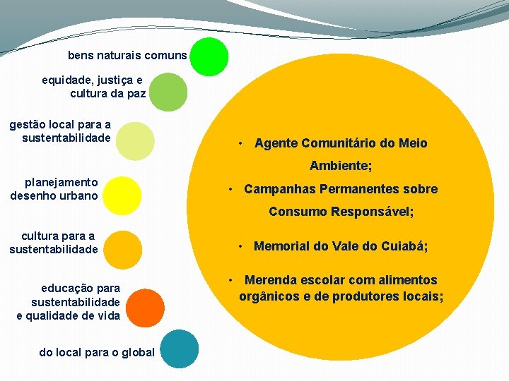 bens naturais comuns equidade, justiça e cultura da paz gestão local para a sustentabilidade