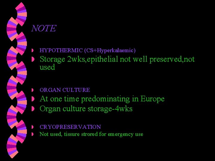 NOTE w HYPOTHERMIC (CS+Hyperkalaemic) w Storage 2 wks, epithelial not well preserved, not used NOTE w HYPOTHERMIC (CS+Hyperkalaemic) w Storage 2 wks, epithelial not well preserved, not used