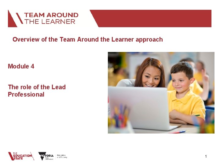 Overview of the Team Around the Learner approach Module 4 The role of the