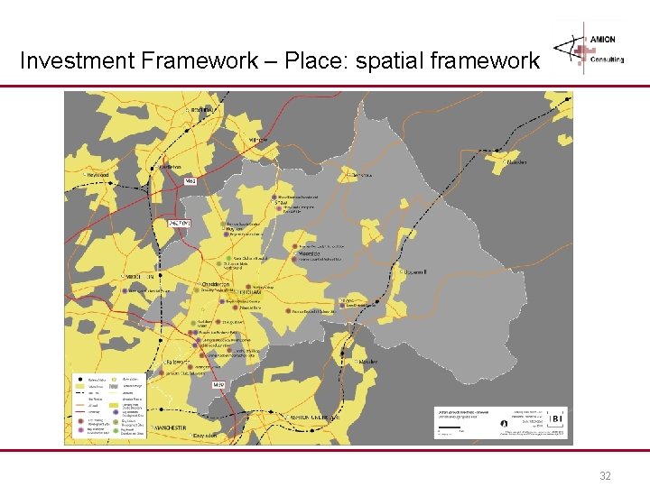 Investment Framework – Place: spatial framework 32 