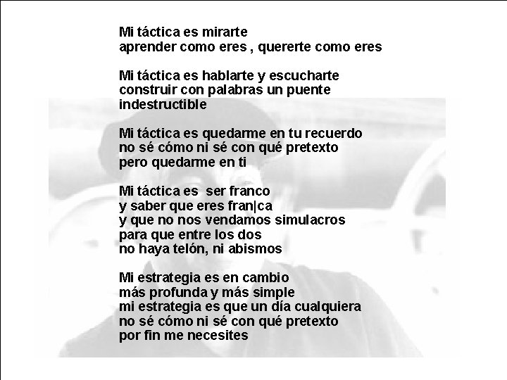 : : Planificación Estratégica de Mercadeo : : Mi táctica es mirarte aprender como