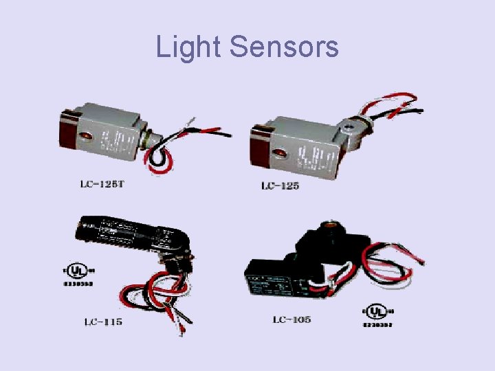 Light Sensors 