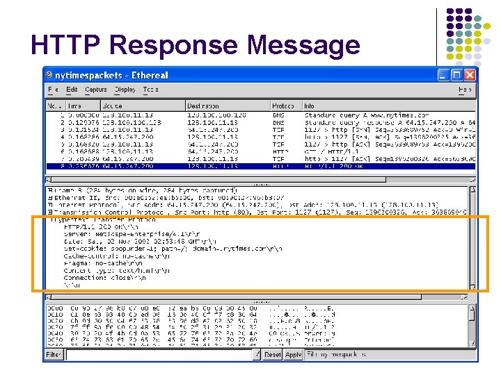 HTTP Response Message 
