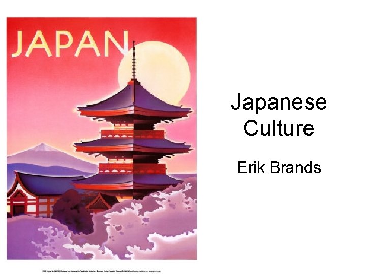 Japanese Culture Erik Brands 