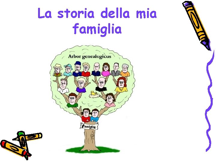 La storia della mia famiglia 