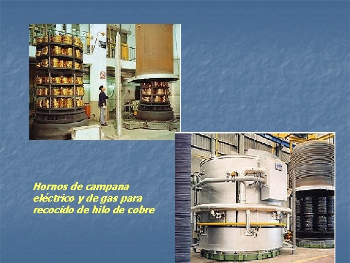 Hornos de campana eléctrico y de gas para recocido de hilo de cobre 